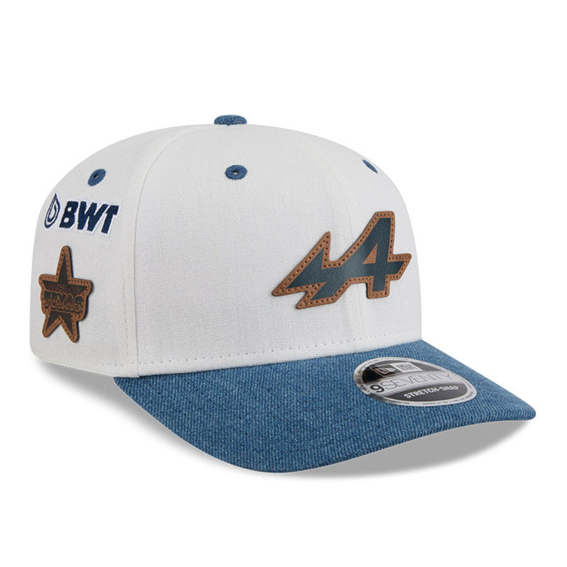Gorra New Era 9SEVENTY Austin Alpine F1 Blanca y Azul EdiciΓ³n